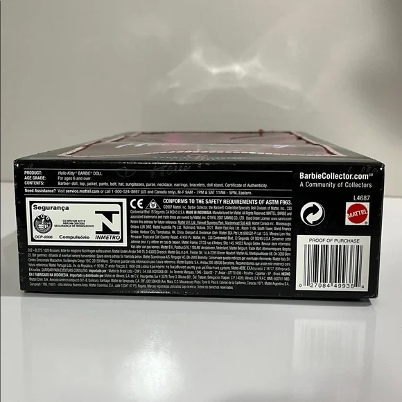 NIB Hello Kitty Barbie Collector 1st in Series 2007 - Picture 16 of 16